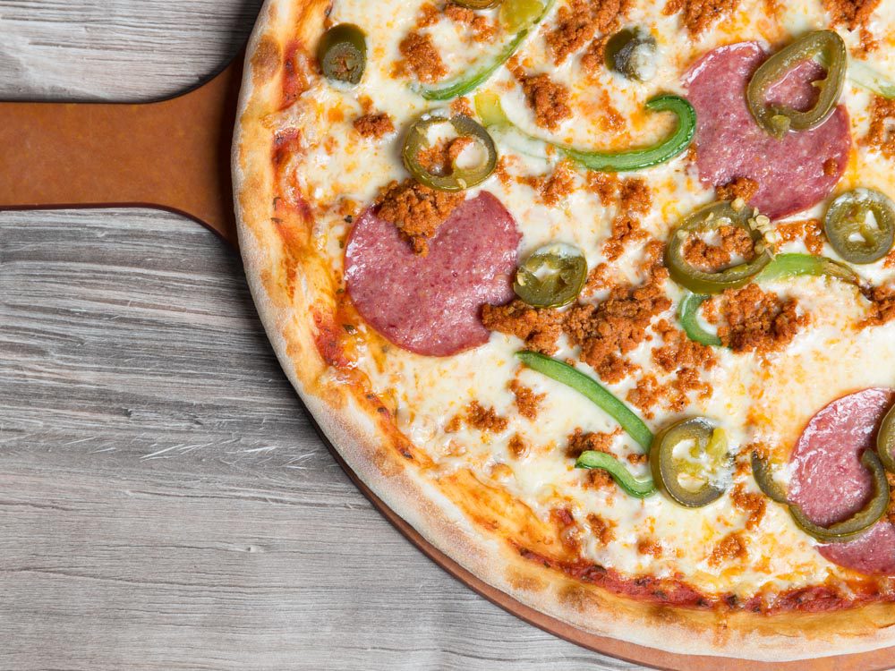 Hot pizza